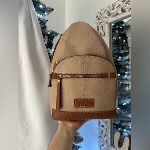 Beverly Hills Polo Club Tan and Brown Shoulder Bag